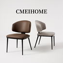 高端意式 极简餐椅家用轻奢高级感现代简约北欧风餐厅酒店椅子凳子