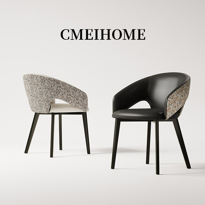 CMEIHOME轻奢现代餐椅丨高端餐厅