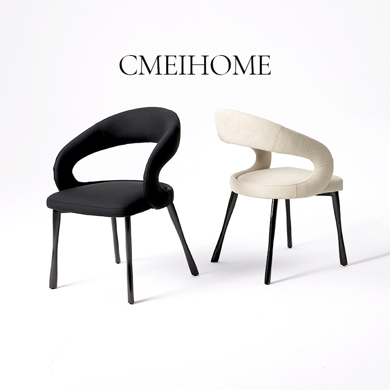 意式轻奢丨极简餐椅2025新款