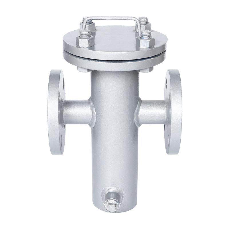 SRBSBL型管道过滤法兰平底直通式除污器304不锈钢快开篮式过滤器