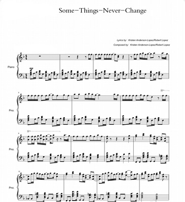 Somethings never change钢琴独奏-电子谱-流行钢琴谱-电子版