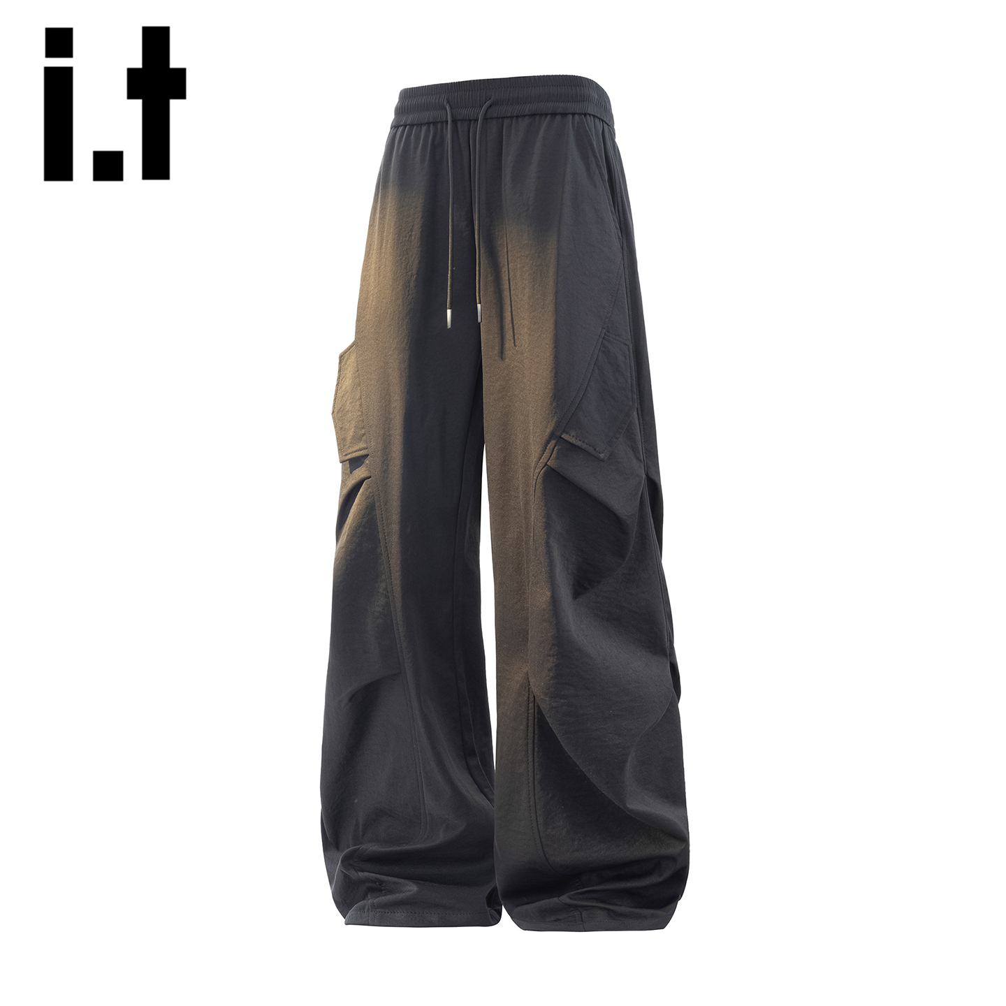 itizzue美式潮牌解构工装裤男