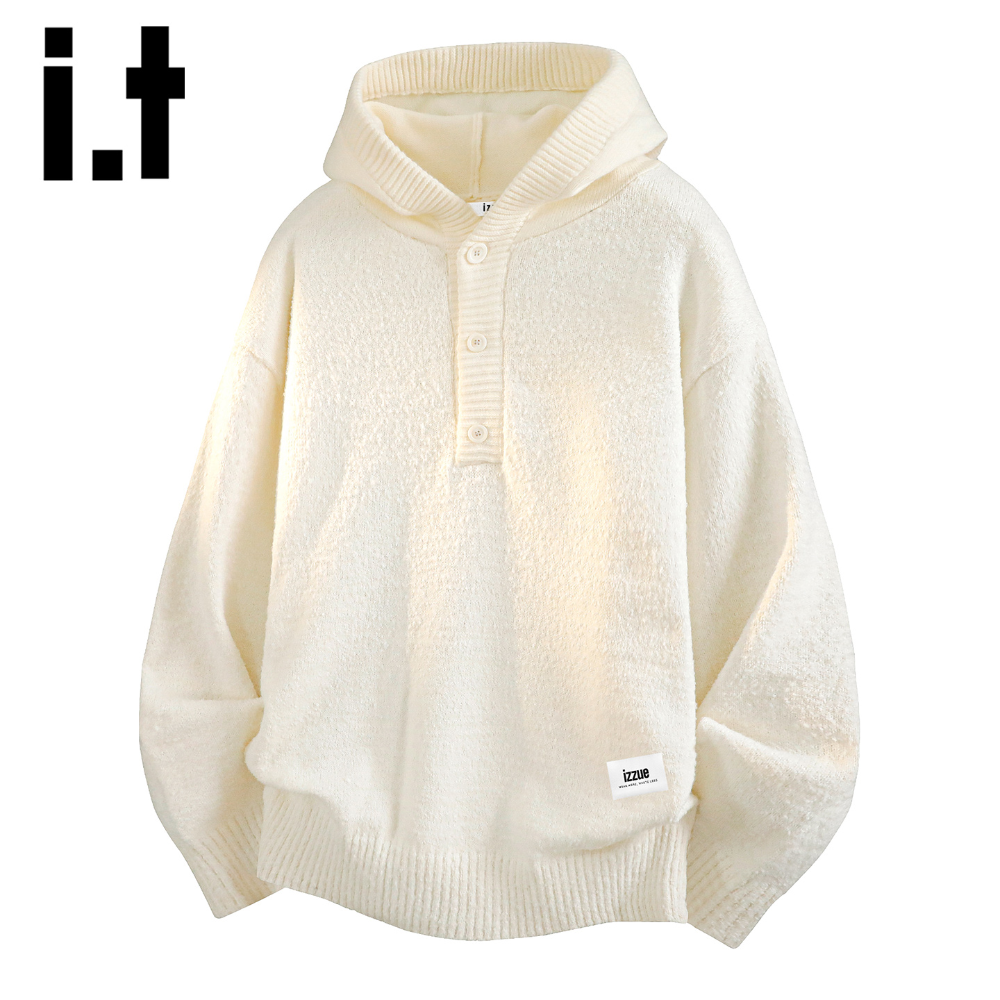 it秋季潮牌宽松套头针织衫