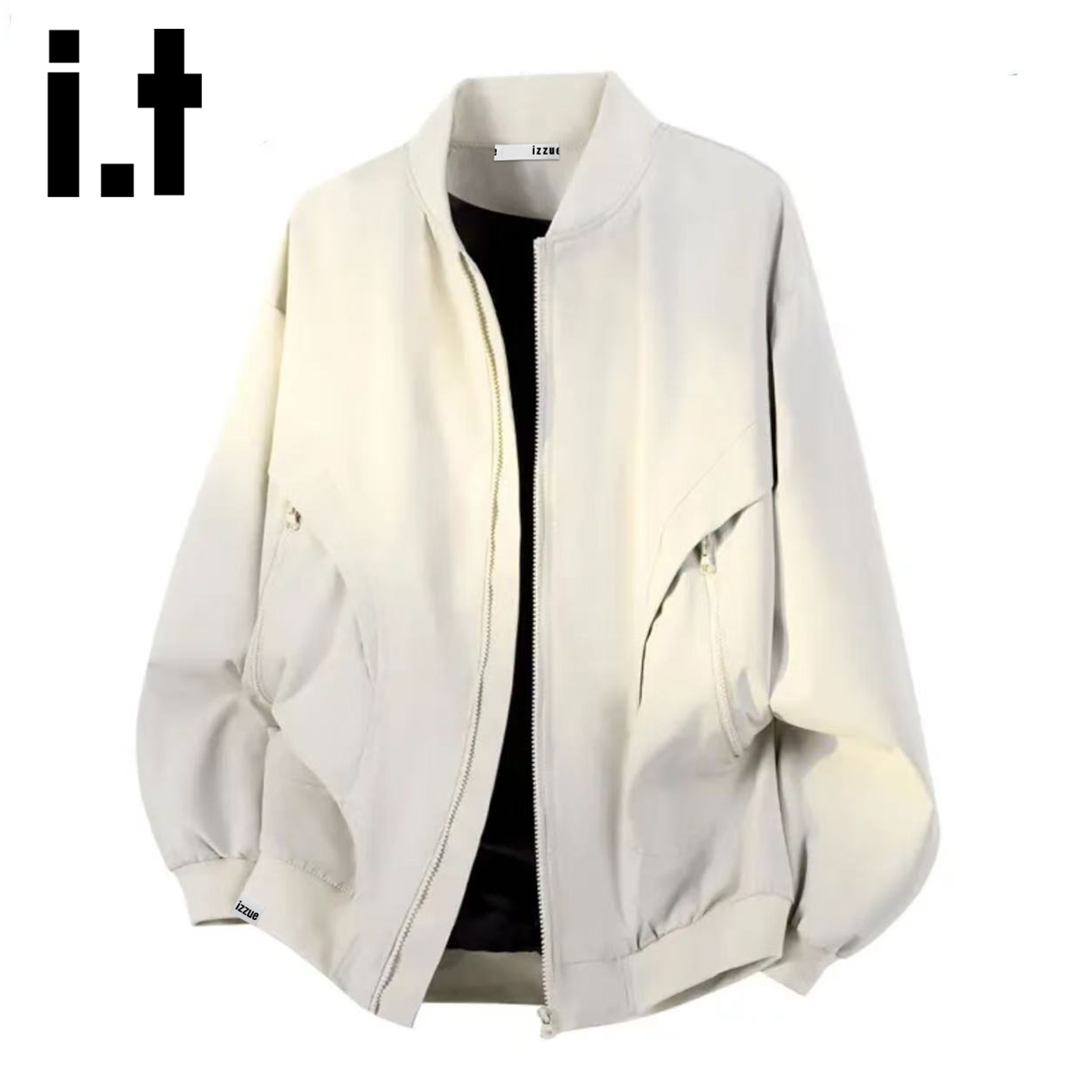 itizzue美式休闲棒球服外套男
