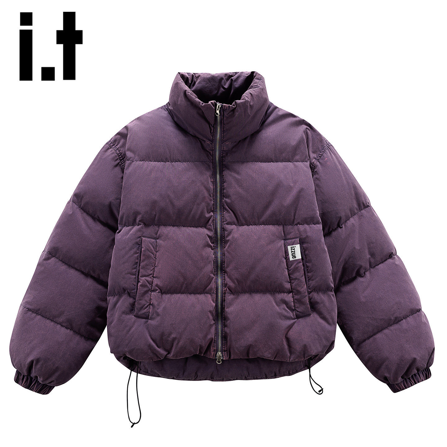 itizzue美式痞帅立领羽绒服男