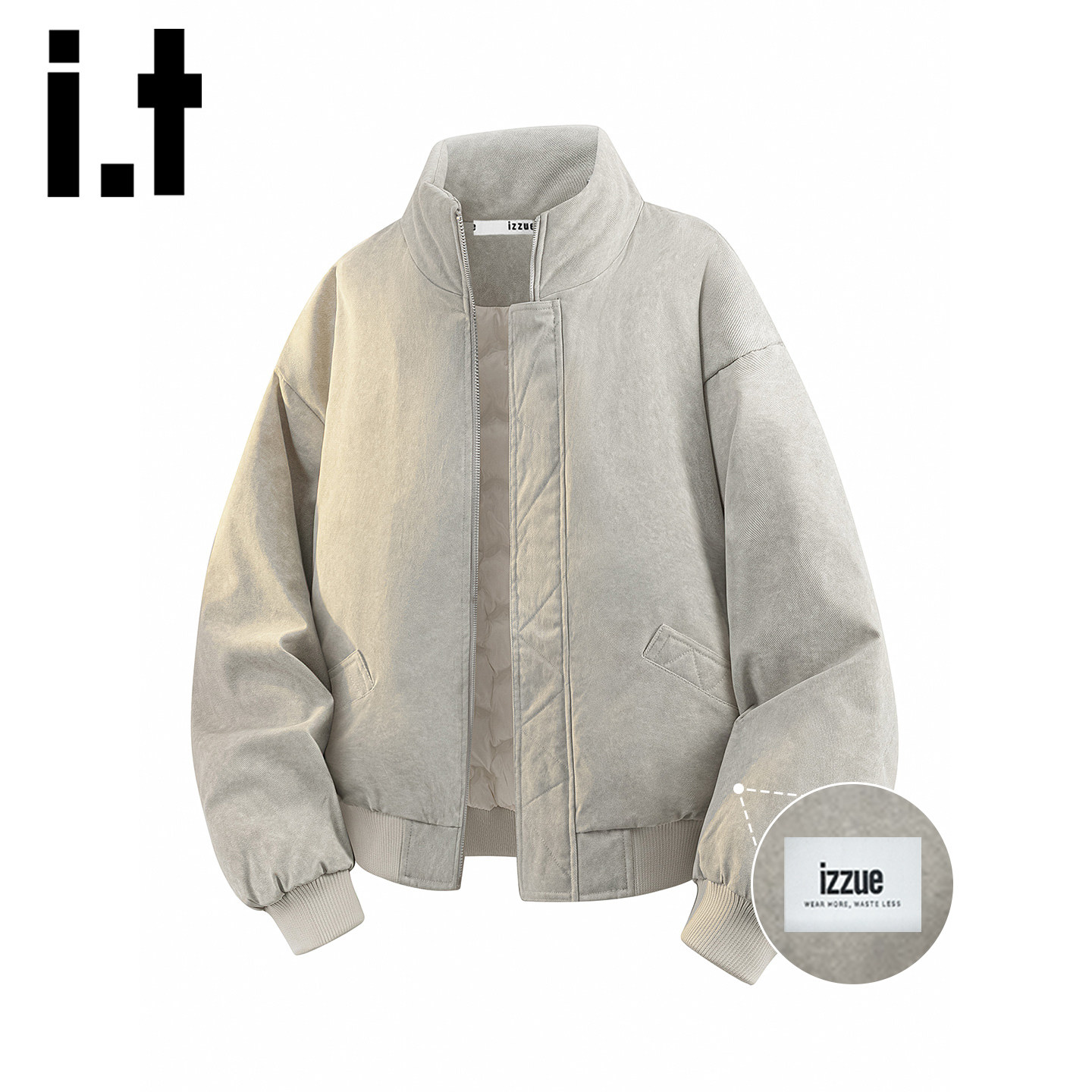 itizzue立领短款羽绒服男冬季款