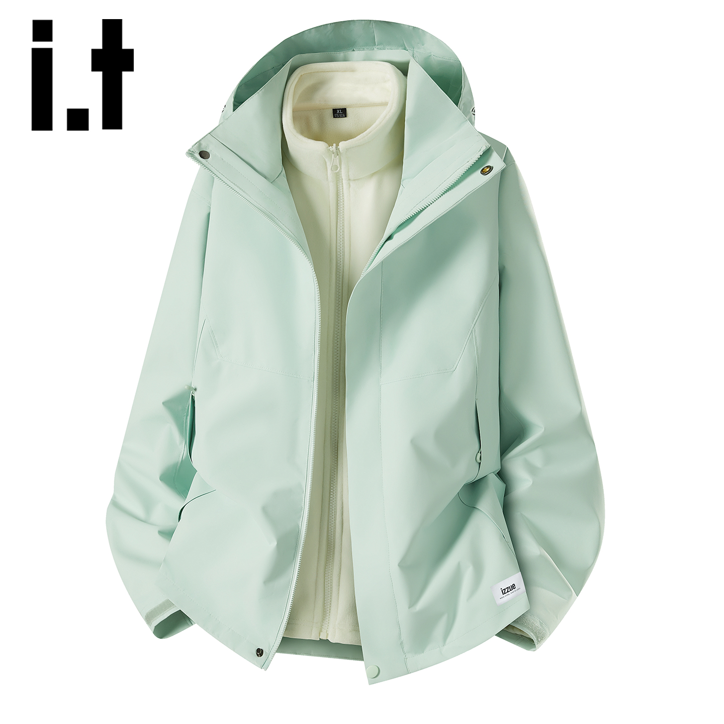 itizzue秋冬季三合一冲锋外套