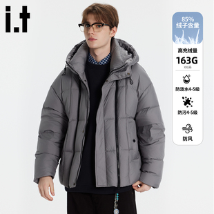 it izzue原创潮牌三防防风可拆卸两穿羽绒服男冬高充绒量外套3P