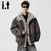 重磅解构保暖棉服Y 新款 izzue美式 加绒加厚座山雕棉衣男女冬季