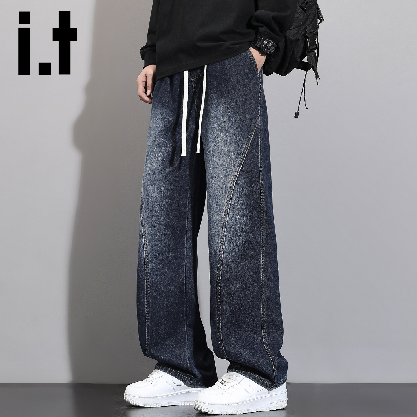 itizzue牛仔裤男士秋季新款美式