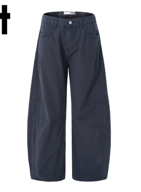 【秋季爆款】it izzue 复古弯刀裤男款2026春秋新款直筒休闲裤子Y