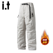 izzue美式 冬季 工装 羽绒裤 男士 加厚保暖防寒户外运动滑雪裤 子Y