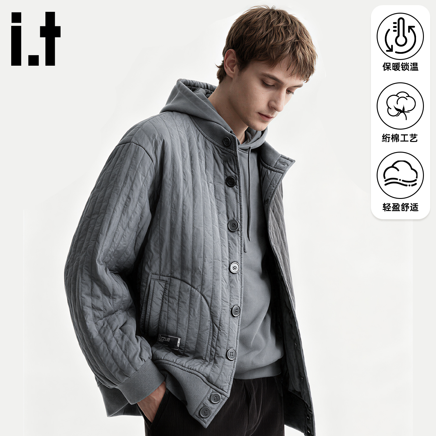 it棉服男冬季休闲内胆上衣外套