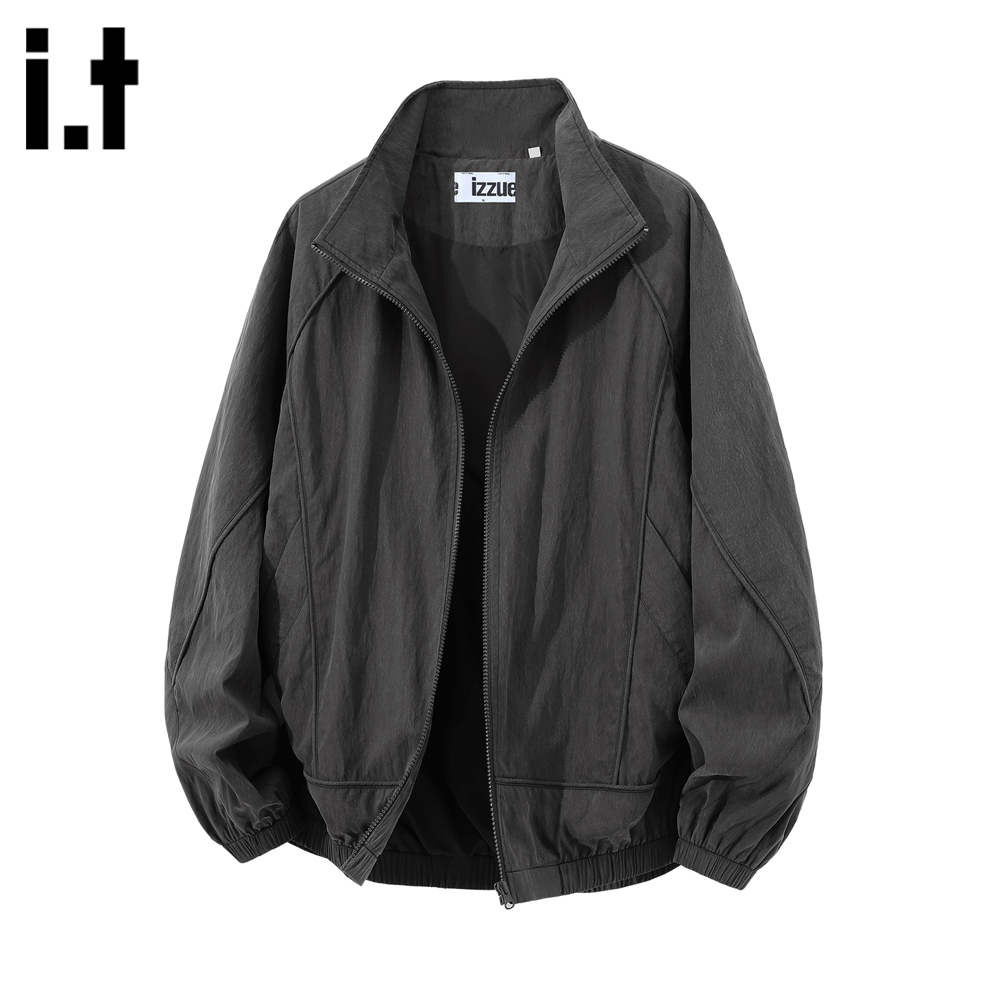 itizzue开衫立领夹克外套男士