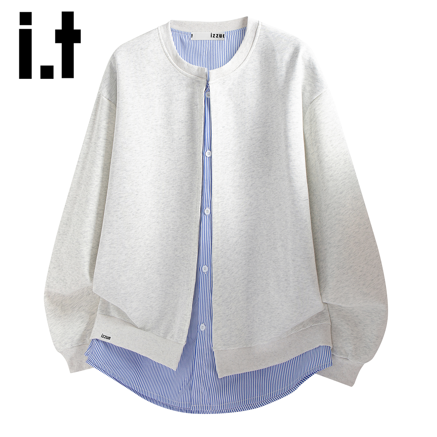 itizzue春秋季假两件卫衣男