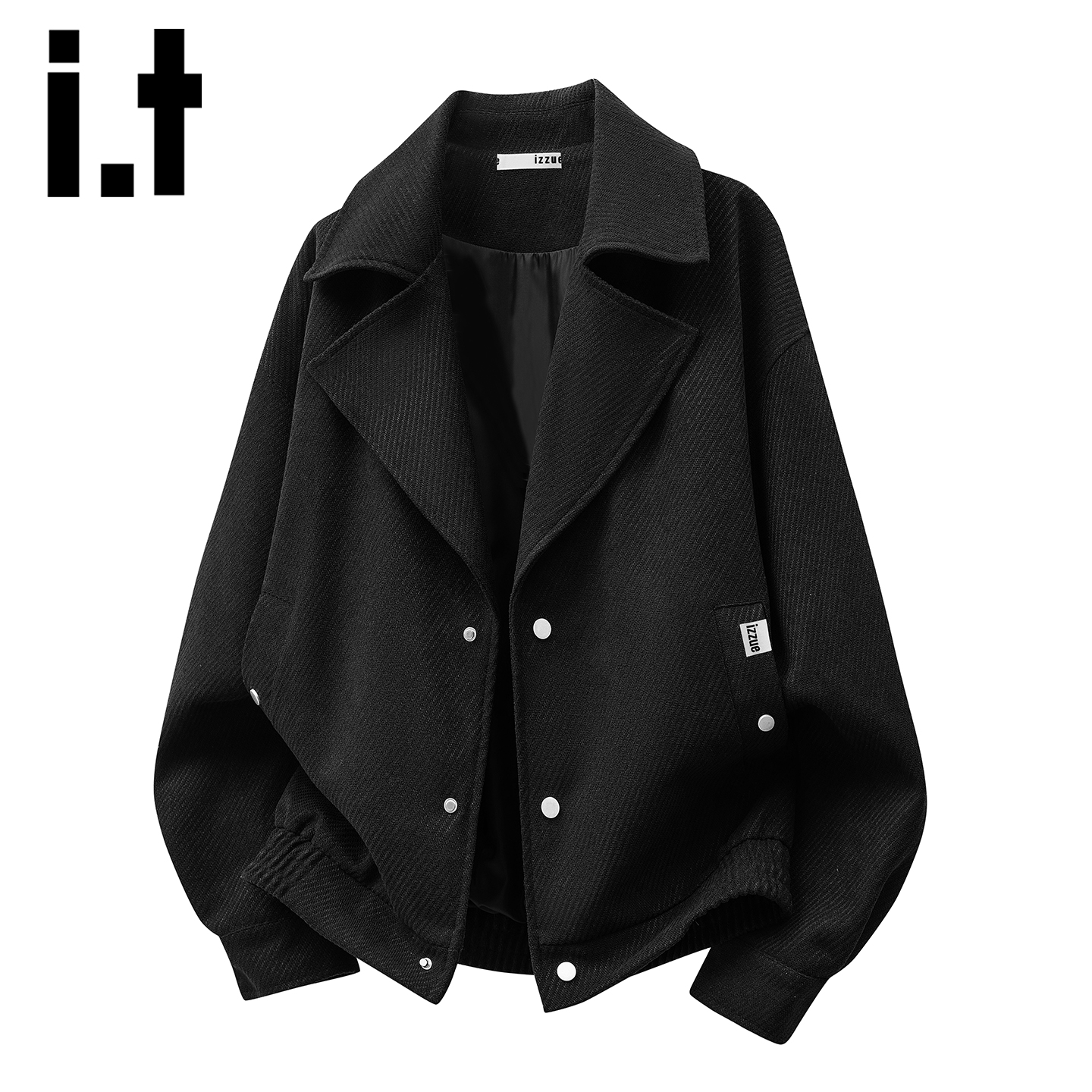 itizzue秋季慵懒风舒适上衣男士