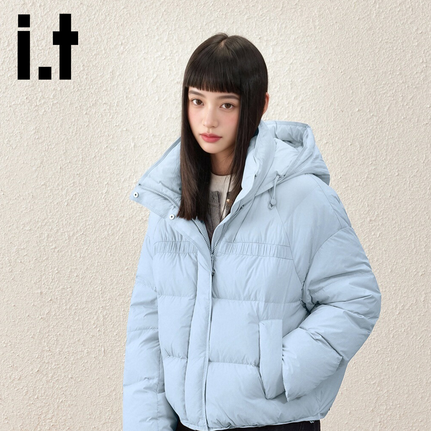 it羽绒服女官方新款连帽外套