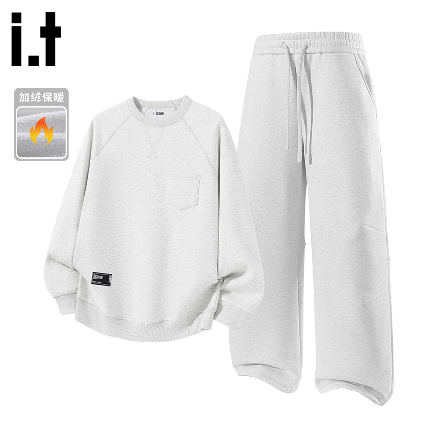 tizzue原创卫衣休闲裤套装男女