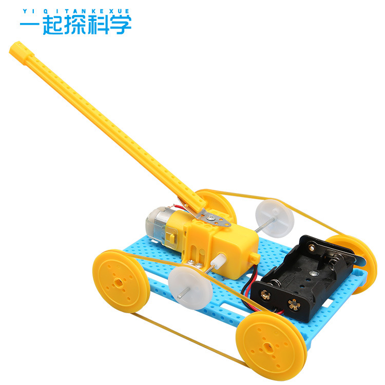 科技小制作履带式战车手工diy幼小学生益智科学教玩具拼装材料包