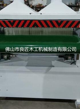良匠重型压刨机MB106输送带自动走料螺旋刀单面木工压刨刨塑胶板