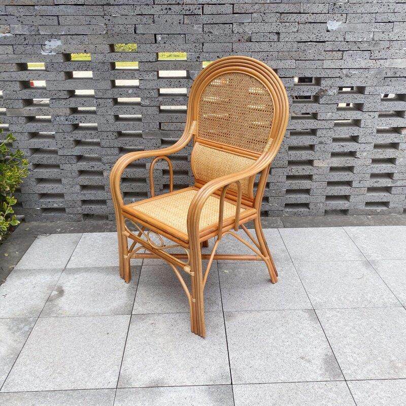 天然老人真藤椅家用腾椅藤编阳台靠背麻将休闲电脑办公护腰椅子,住宅家具,阳台椅,淘宝优惠券,粉丝福利购,淘宝优惠卷