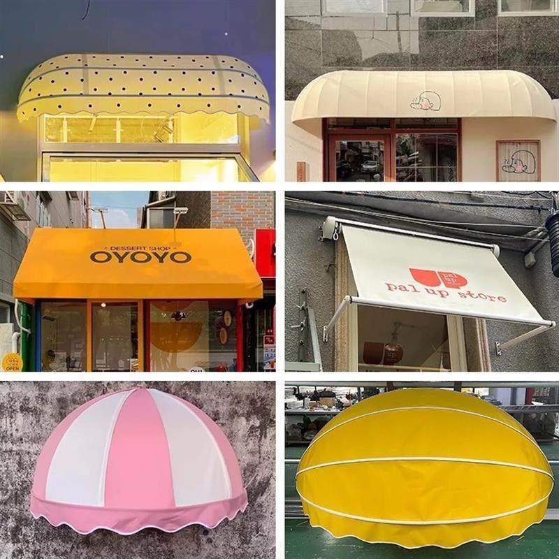 法式篷弧形遮阳棚装饰蓬可伸缩式门店折叠蓬窗户固定梯形西瓜雨棚,家装主材,其它,淘宝优惠券,粉丝福利购,淘宝优惠卷