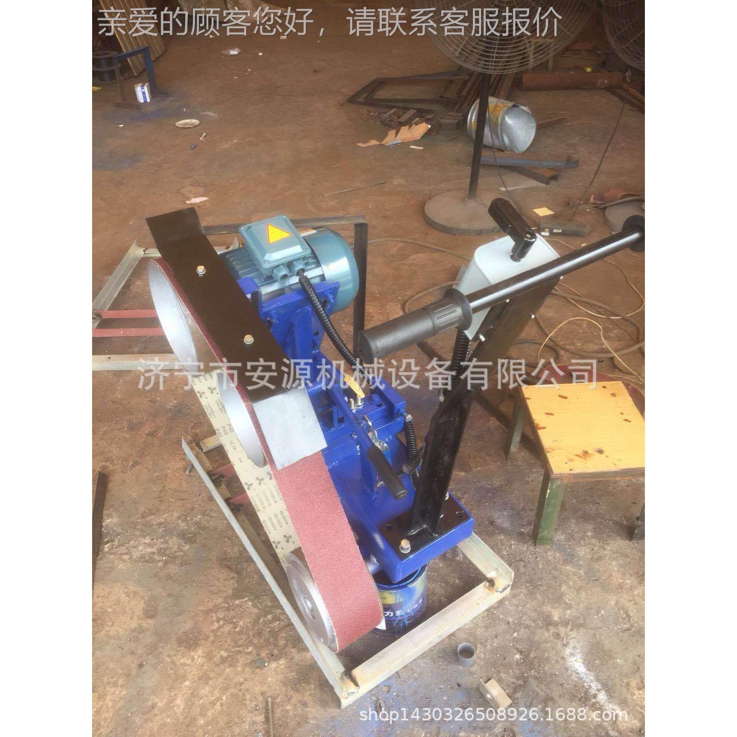 推式缝打磨机 厂氧化皮焊抛KVE光机 BHS手2100*75手推车砂带机出