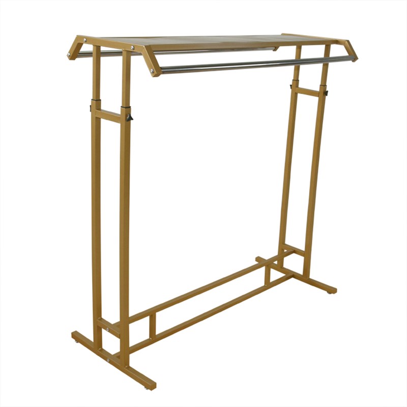 服装店货架女装店展示架挂衣架童装双排中岛架落地式侧挂架陈列架