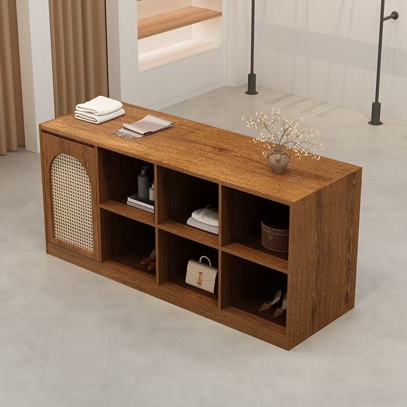 服装店中岛台女装店展示台简约现代储物柜烤漆网红中岛柜中间陈列