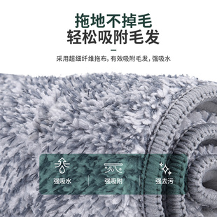 拖把免手洗拖布家用大号挤水平板托把一拖桶净墩布懒人地拖地神器