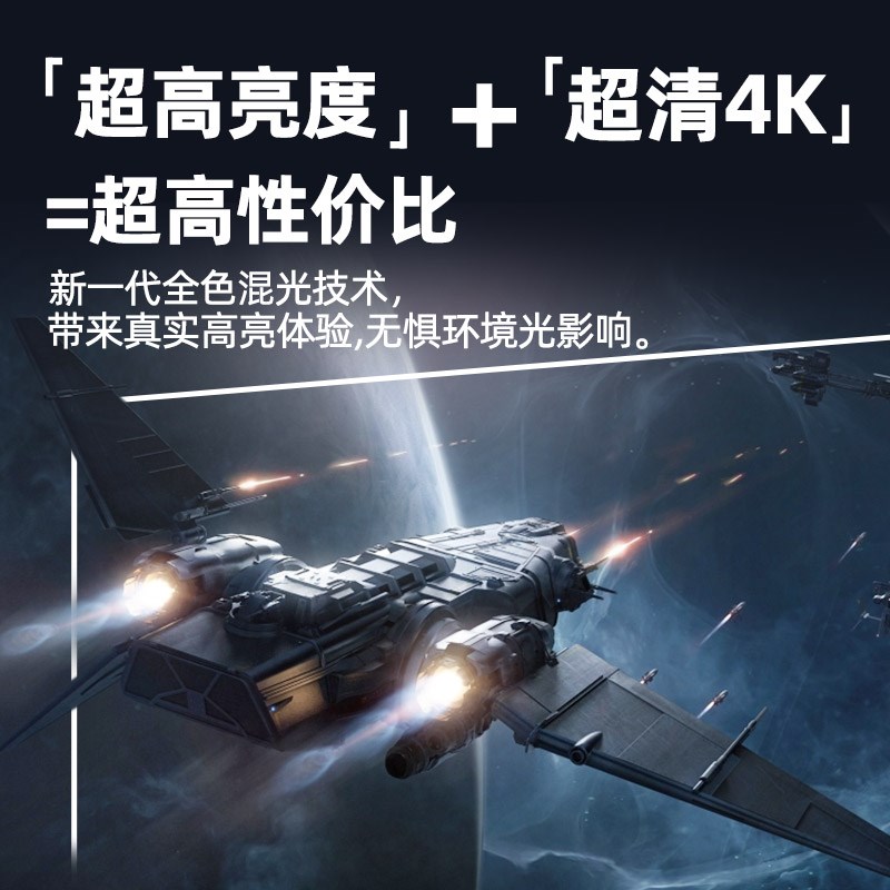 2025新款投影仪超高清家用墙投家庭影院可连手机投屏卧室客厅电视