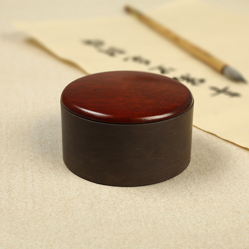 宋坑墨海3寸带盖 砚台原石大容量 多功能端砚墨池可盛墨汁学生用