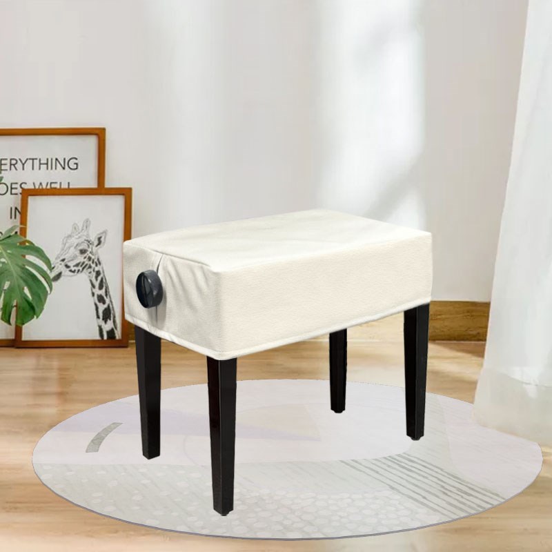 仿皮革钢琴罩凳罩钢琴凳脚套单人凳罩双人凳罩套升降凳罩