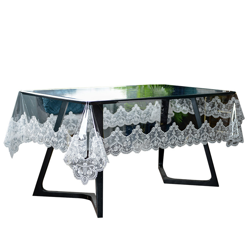 pvc桌布防水防油免洗桌垫透明软玻璃水晶板台布茶几布蕾丝餐桌垫,居家布艺,桌布,淘宝优惠券,粉丝福利购,淘宝优惠卷
