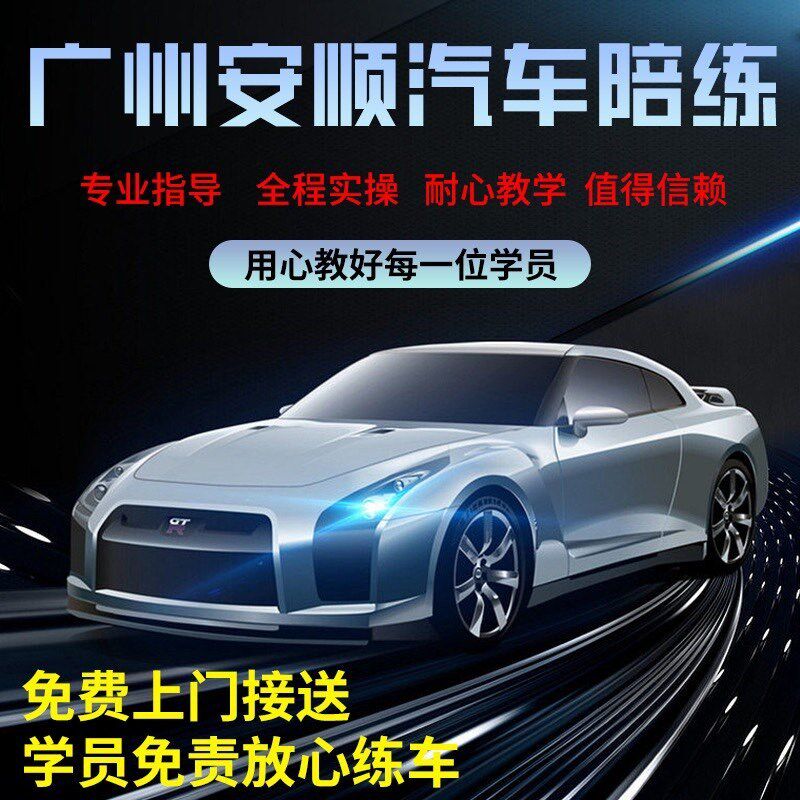 广州汽车驾校教练陪练陪s驾一对一新手上路有驾照自动挡75一小时