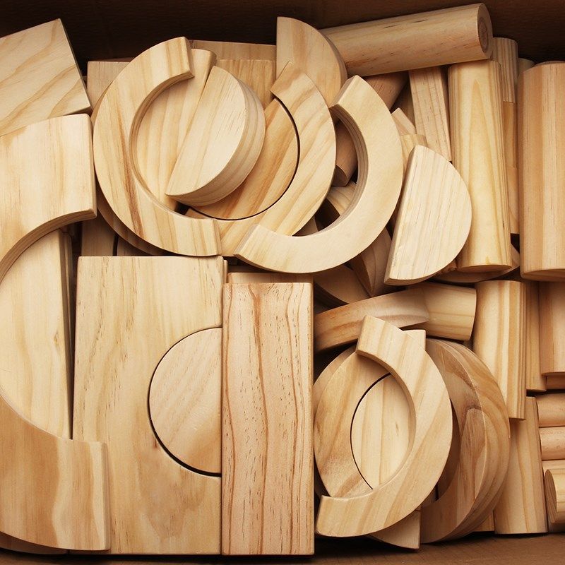 幼儿园原木色实心实木质积木大块大型超大积木制拼装搭建儿童玩具,玩具/童车/益智/积木/模型,普通塑料积木,淘宝优惠券,粉丝福利购,淘宝优惠卷