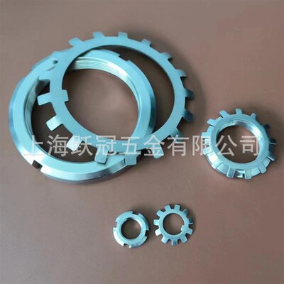 304不锈钢 套装 DIN981圆螺母+DIN5406垫圈 M120 M125 M130 M135