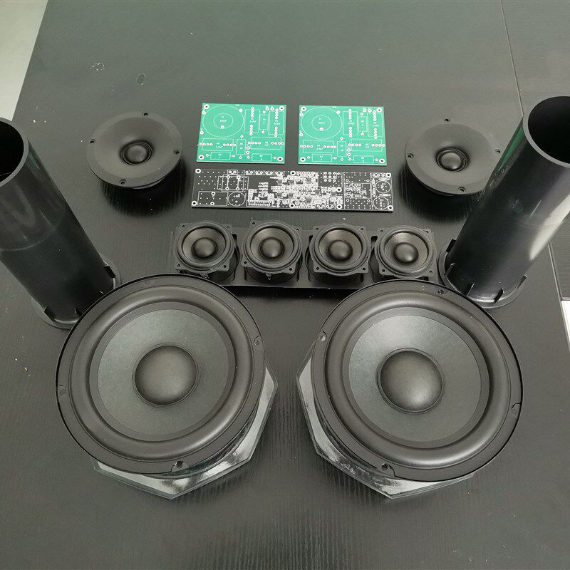 T-030家用6.5寸电子功率混合L三分频音箱DIY套件