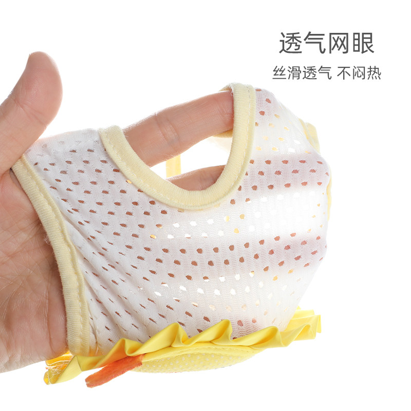 儿童护膝夏季薄款婴儿爬行防滑卡通护腿套L宝宝学步防摔膝盖保护