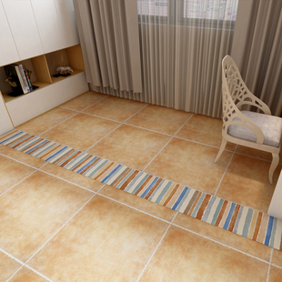 美式田园仿古砖门槛石阳台过门坎石厨房卫生间腰线踢脚线彩条瓷砖