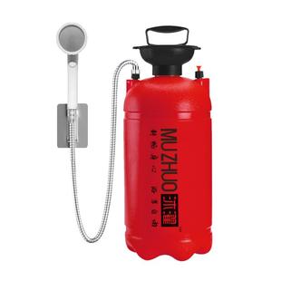 手压淋浴器便携增压洗澡器桶家用 户外露营洗澡热水神器宿舍自吸式