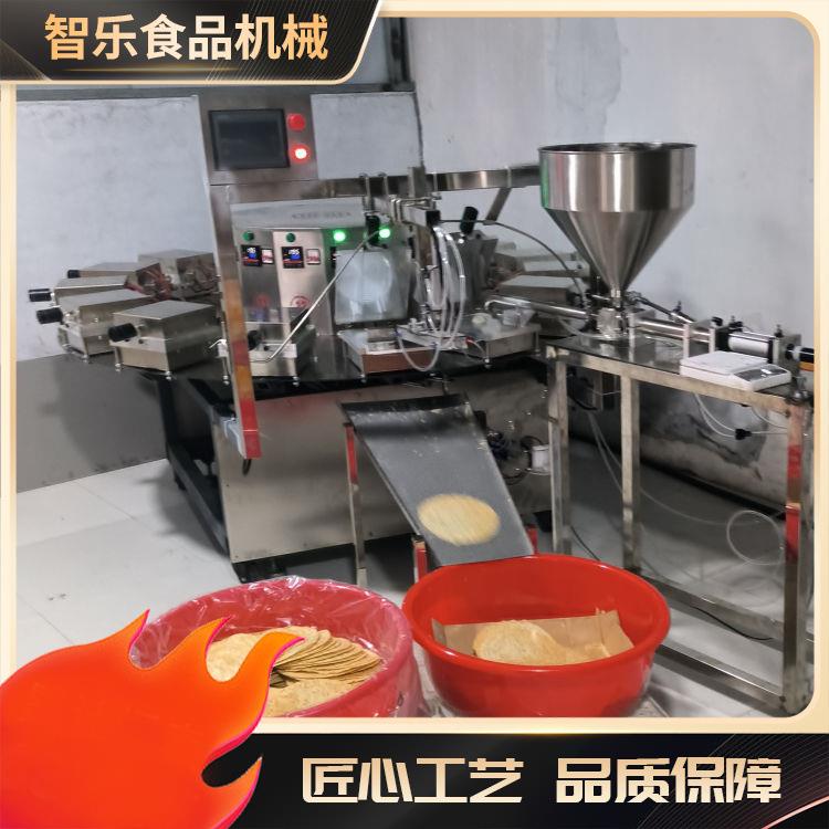 鸡内金焦饼机自动焦饼机烤鸭饼机厂家全自动芝麻焦饼机