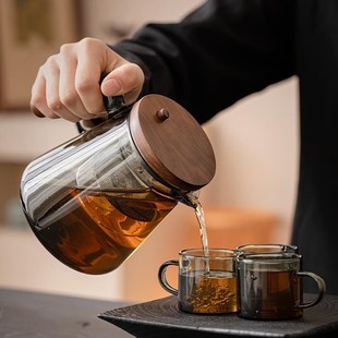 茶水分离泡茶杯耐高温飘逸杯茶具 耐热玻璃泡茶壶家用2024新款