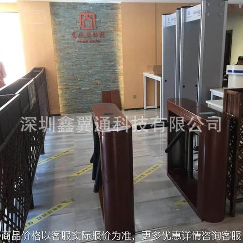 博物馆人行通道摆闸手动单向入口三辊闸景区票务系统人行通道门禁