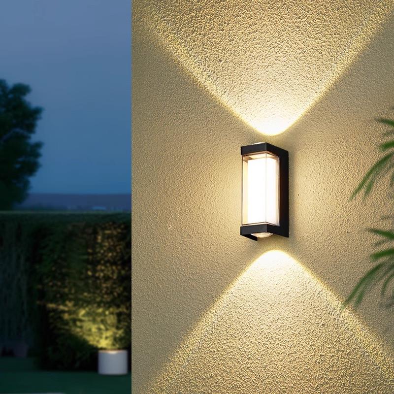 LED户外射灯围庭院灯走廊阳台露台门前露台室外防水墙壁灯洗墙灯