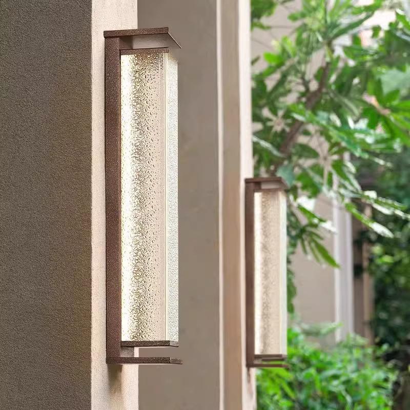 太阳能户外壁灯室外防水庭院墙壁灯别墅花园阳台大门口接电围墙灯