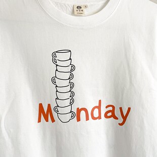 周一喝咖啡 一周喝咖啡在R宇间工作室T恤