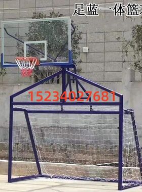 足篮一体组合篮球架笼式二合一足球E门篮球架成人标准5人制足球门