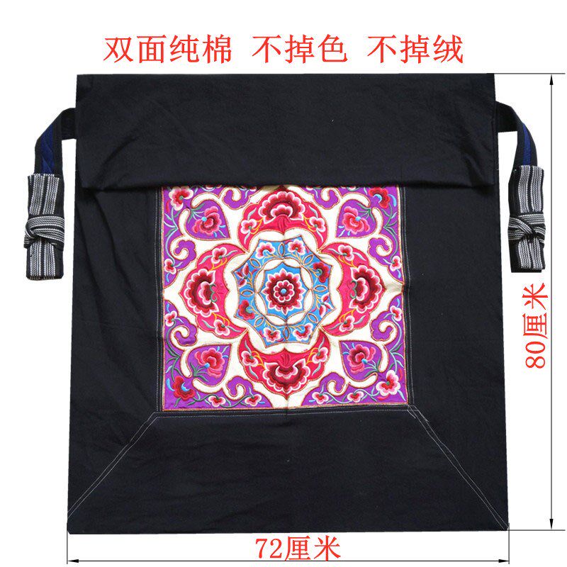 云南老式婴儿背带传统背小孩背巾四川宝宝背布多功能前抱后背裹背