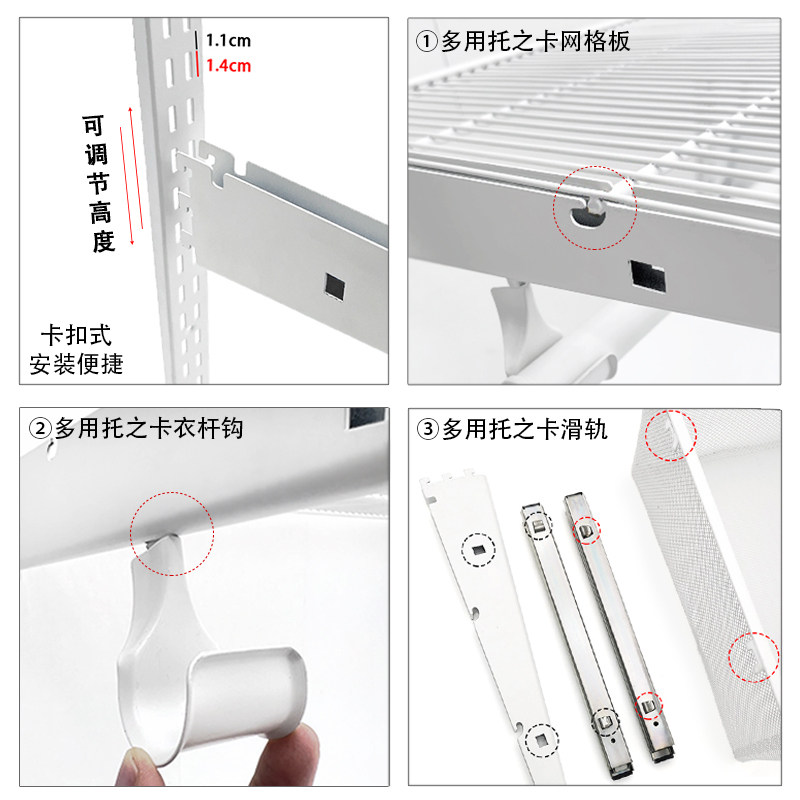 步入式金属衣柜开放式衣帽间定制砌墙衣橱小户型储物间挂衣间设计